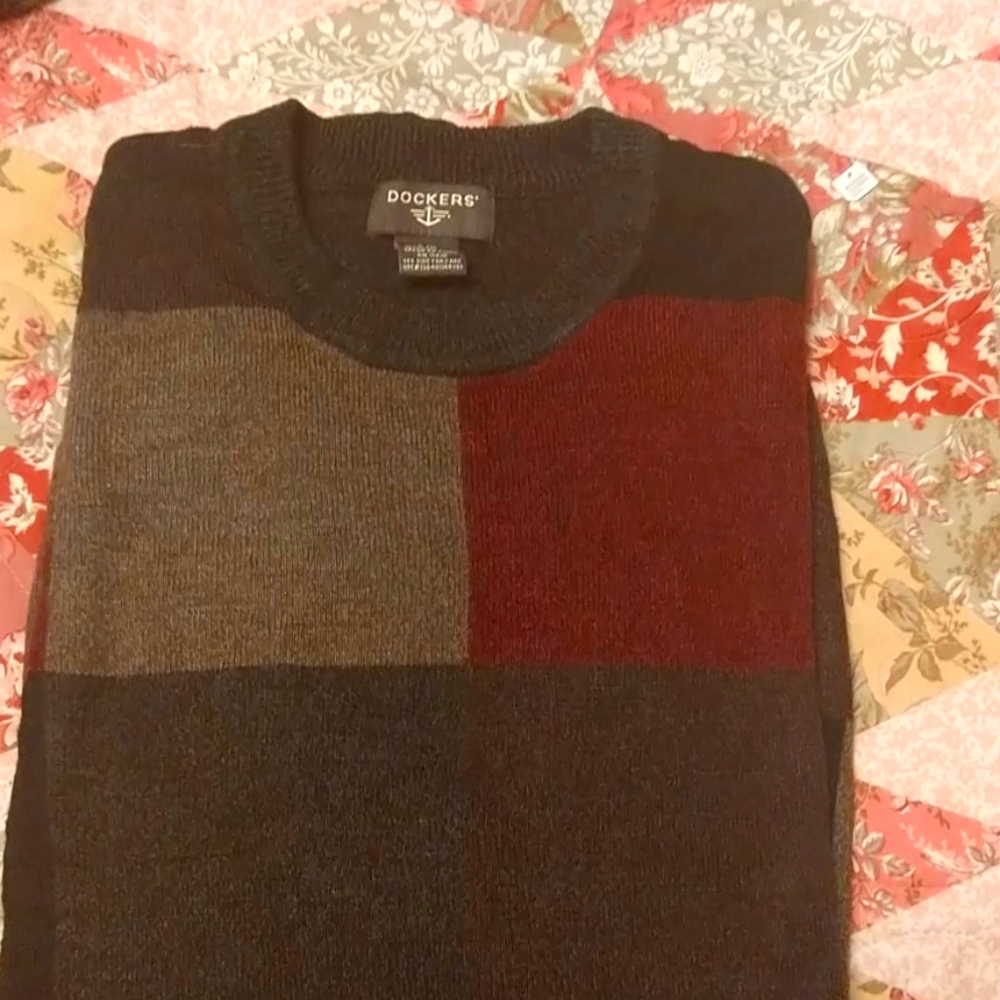 Checkered sweater